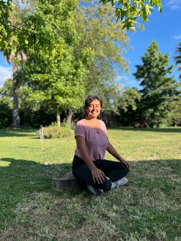 Ananda meditando